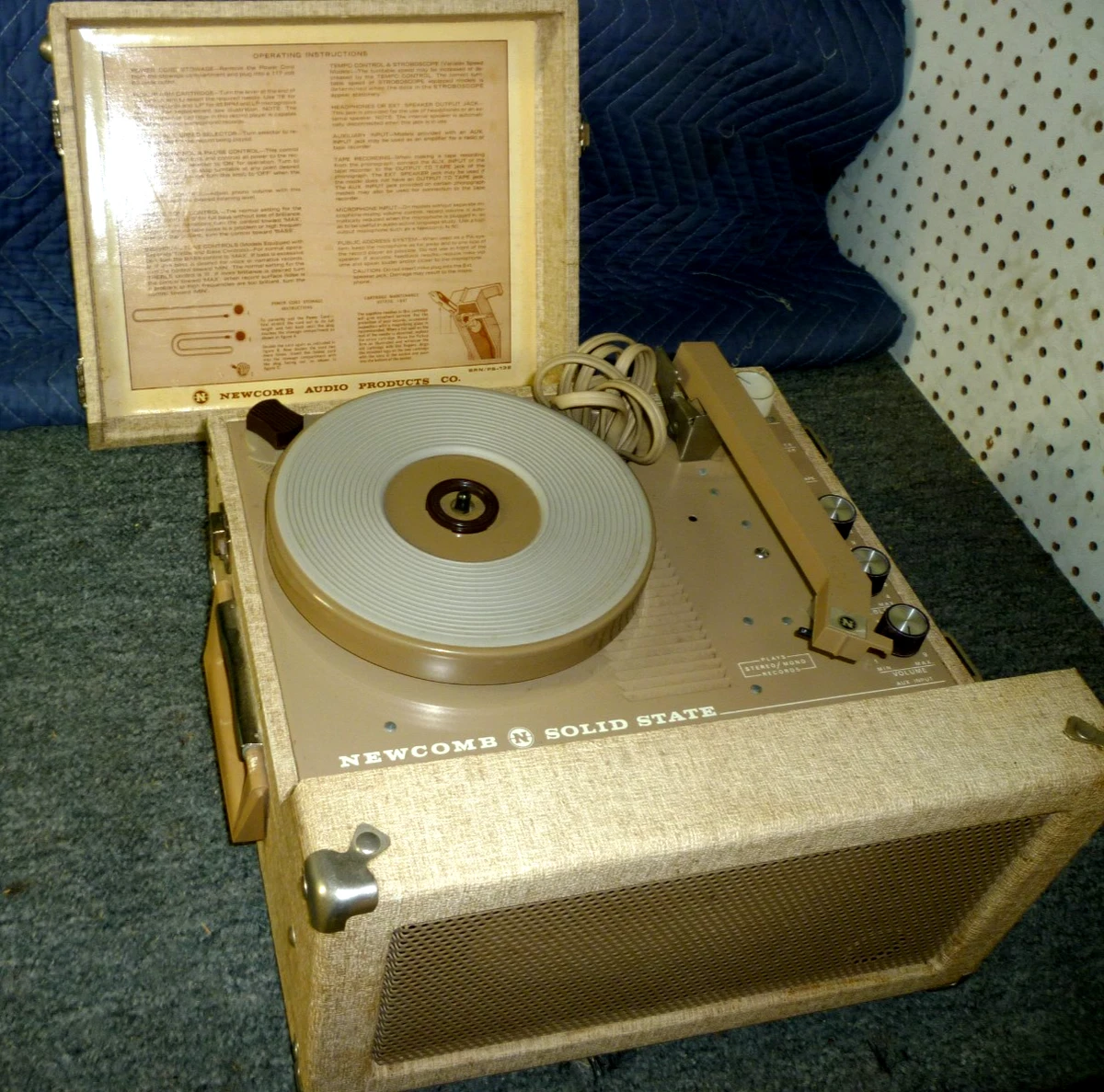 Transformateur Audio Newcomb TR-92 – Entrée Micro/ligne/phono/MC, 9 Broches, Vintage USA