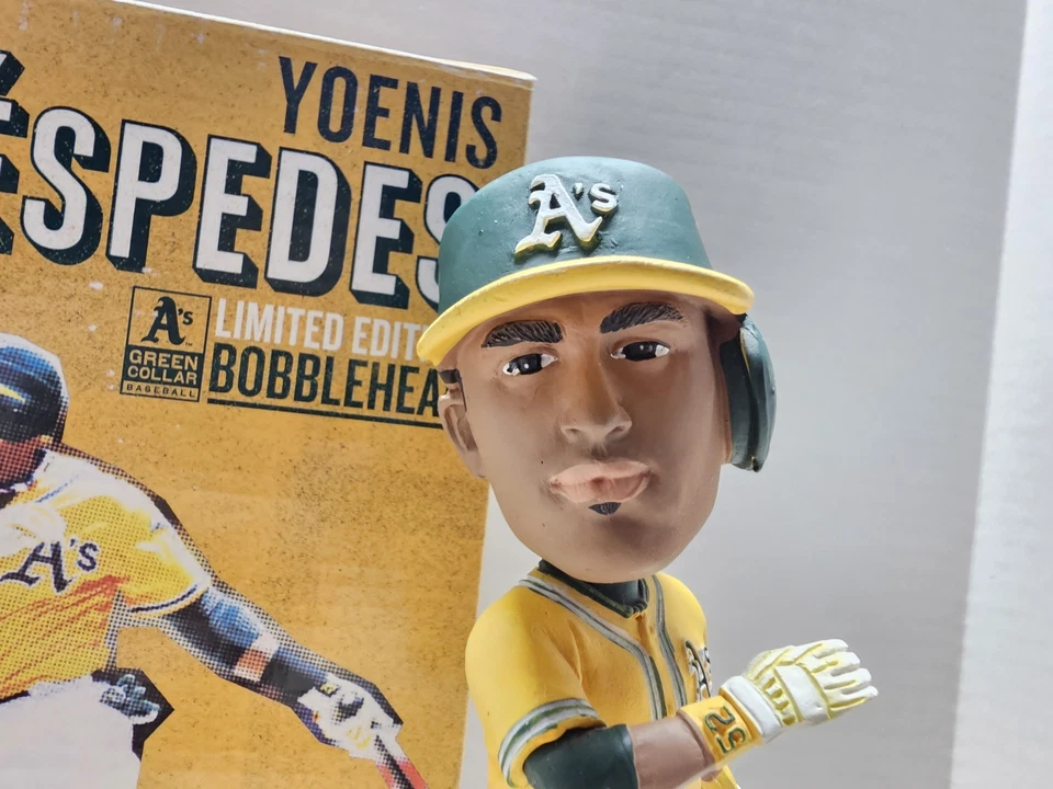 Yoenis Cespedes Oakland A's MLB 2013 SGA Bobblehead - Image 2 of 4