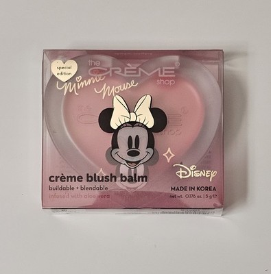 THE CREME SHOP Disney Minnie Mouse cream blush balm pink date night makeup new