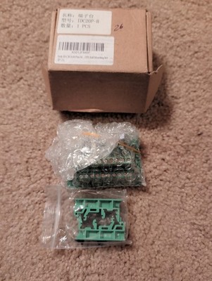 IDC20 2x10 20-Pin Male Header Terminal Block Connector DIN Rail Breakout Board