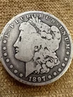 1897 O Morgan Silver Dollar $1 New Orleans Mint Circulated 90%