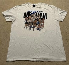 John Calipari Oscar Tshiebwe Kentucky Wildcats One Team T-Shirt XL
