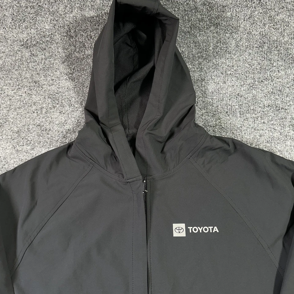 Toyota Ogio Connection Anorak Jacket Women's Medium Black Softshell Hooded Logo - Image 2 of 4