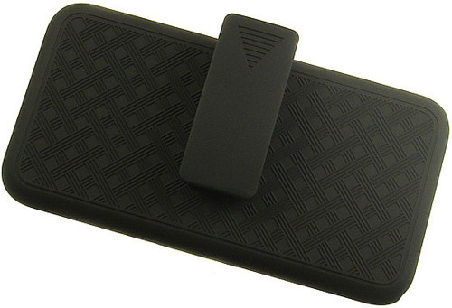 BLACK WEAVE KICKSTAND HARD CASE + BELT CLIP HOLSTER STAND FOR iPHONE 6 PLUS 5.5" - Picture 6 of 11