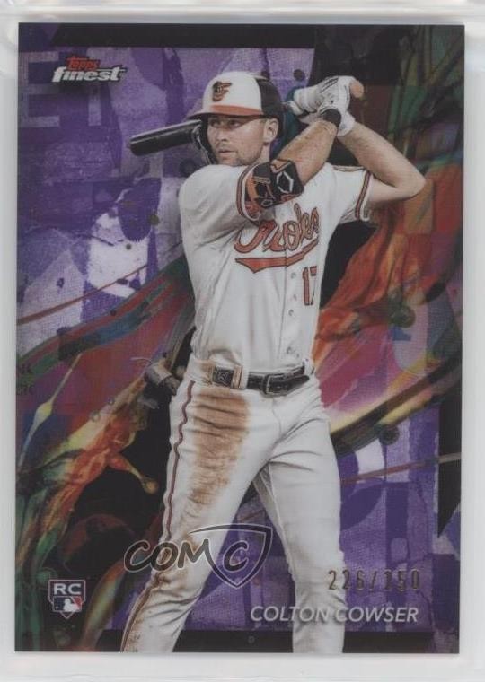 2024 Topps Finest Common Purple Refractor 226/250 Colton Cowser #79 0o6v