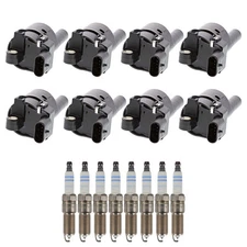 Denso 8 Ignition Coil 8 Bosch Iridium Spark Plugs Kit For Suburban 3500 HD V8