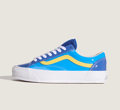Vans Premium Old Skool 36 in blau und gelb glänzend alle Größen Limited Stock