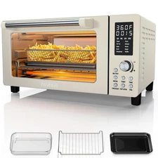 Bravo Pro Convection Air Fryer Toaster Oven Combo, 2025 New and Improved, 10-...