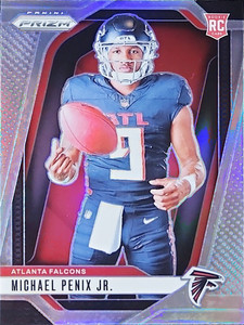Michael Penix Jr. 2024 Panini Prizm Football Variation Silver Prizm RC #31