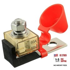 60 AMP MRBF Terminal Block Fuse Holder Single Stud 5/16" M8 Compact Rated 60A