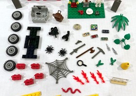 LEGO SET 5936 ADVENTURERS JUNGLE SPIDERS SECRET - SENIOR GOMEZ'S EXPED -COMPLETE