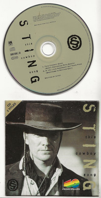 STING THIS COWBOY SONG 2-TRACK CD SINGLE FROM SPAIN