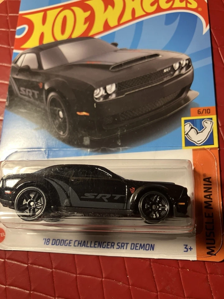 Hot Wheels 18 Dodge Challenger SRT Demon BLACK - Image 2 of 3