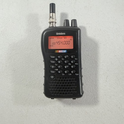 Uniden BC75XLT Handheld 100 Channel NASCAR Radio Scanner - Black TESTED WORKING