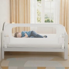 Bed Rail Guard 78 Toddler Safety Swing Down Bedrail White NEW-BR78W-180 NUTIKAS