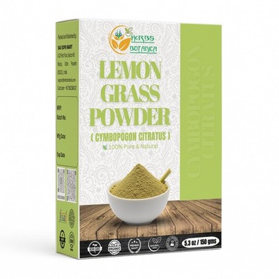 Natural Lemongrass Powder Freshly Ground Dried Herb Powder 5.3 oz