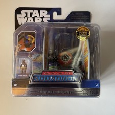 Star Wars Jazwares Micro Galaxy Squadron Sabine Wren's TIE Fighter Chase