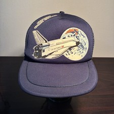 80s NASA Kennedy Space Center trucker hat
