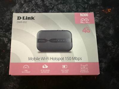D-Link Mobile Wi-Fi Hotspot LTE DWR-932 WLAN Router Internetzugang