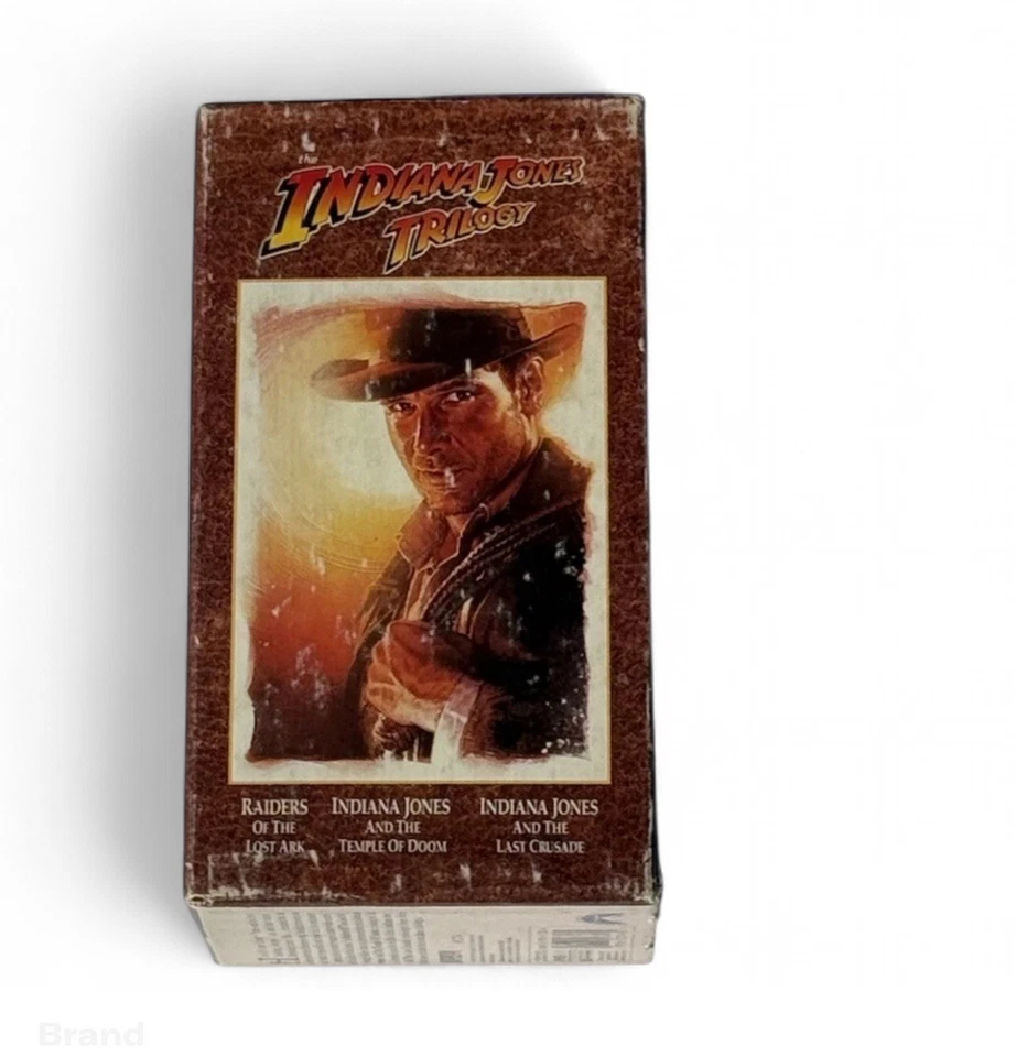 Indiana Jones Trilogy VHS, Raiders of the Lost Ark, Temple of Doom, Last Crusade - Image 2 of 4
