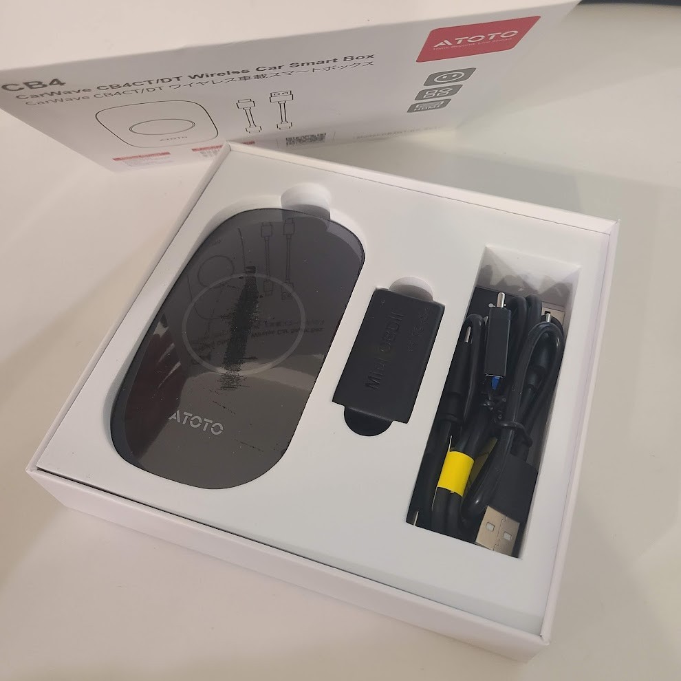 ATOTO CarWave Box AI CB4CT⁄DT ワイヤレス車載スマートボックス
