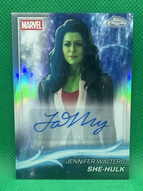 2025 Topps Chrome Jennifer Walters / She-Hulk Marvel Studios Autogramm