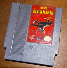 Taito Wrath of the Black Manta Nintendo NES Video Game Cartridge NTSC-U/C