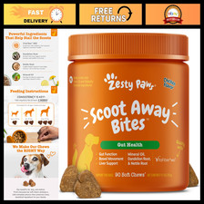 Dog Gut Health Chews - Chicken Flavor, 90 Count, Digestive Support for Dogs
