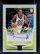 2024-25 Panini Donruss Armando Bacot Signature Series RC Auto #SS-ABJ Jazz