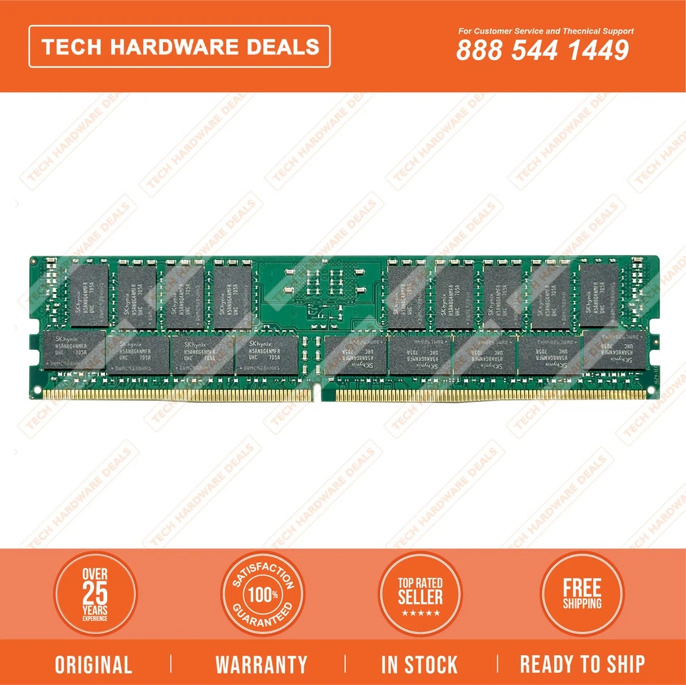 HMA84GR7MFR4N-UH Hynix 32GB PC4-19200 DDR4-2400MHz ECC CL17 288-Pin RDIMM 1.2 Foto 2 de 2