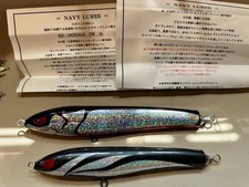 Naval Arms RD-Donald SW20 & RD23 Fishing Lures Set Unused 4.7in/12cm