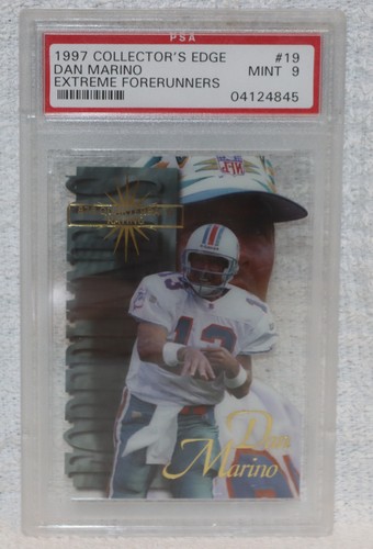 1997 Collector's Edge Extreme Forerunners DAN MARINO #19 PSA come nuovo 9 Pop 4/1500 - Foto 1 di 2