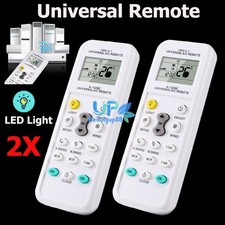 2X Universal Air Conditioner Replacement Remote Control for Most Air-Conditioner