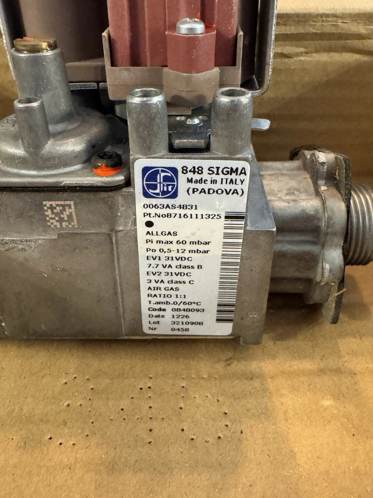 Worcester Bosch Greenstar Gas Valve Sit 87161113250 8