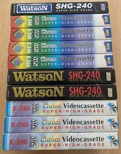10  x  VHS Videokassette  -  gebraucht  -  ve...
