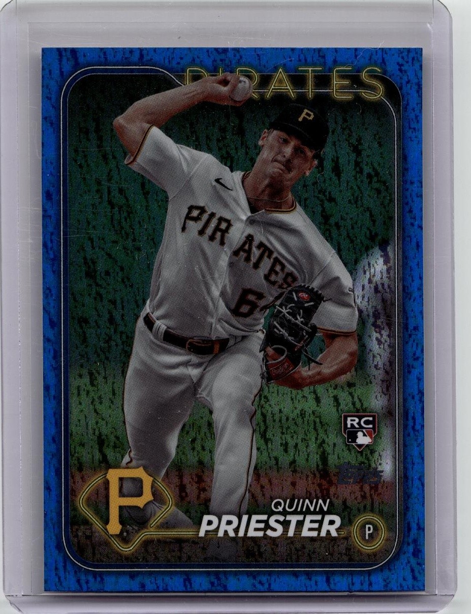 2024 Topps #93 Quinn Priester Blue Holofoil #/999