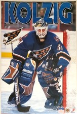 OLAF KOLZIG 1998 Washington Capitals Vintage Original Starline NHL 22x34 POSTER