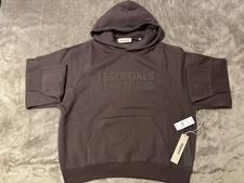 NEW Fear of God Essentials Hoodie Plum Size Small 100% Authentic ✅