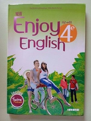 New Enjoy English 4. Handbuch + DVD: A2-B1 | Guter Zustand