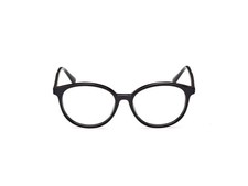 Max Co MO5076 005 Black Round Optical Eyeglasses Plastic Frame 53-16-140