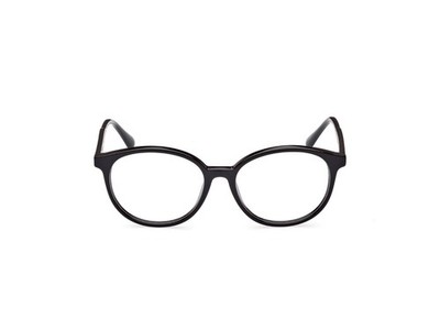 Max &Co MO5076 005 Black Round Optical Eyeglasses Plastic Frame 53-16-140
