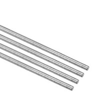 8 x Fully Threaded Rod M4 x 300mm 0.7mm Pitch 304 Stainless Steel Right Hand