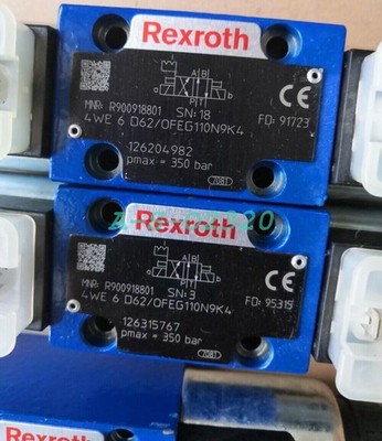 NEW   4WE6D62/OFEG110N9K4 R900918801 Solenoid valve (FedEx/DHL) #md