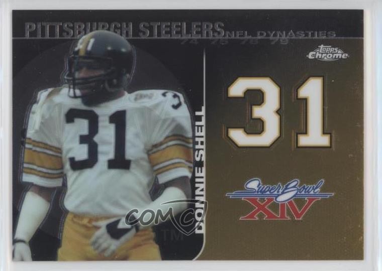 2008 Topps Chrome NFL Dynasties Tribute Donnie Shell #DYNC-DSH HOF d0l
