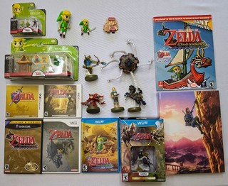 Lotto 6 giochi Nintendo Zelda Twilight Princess HD sigillati amiibo guide da collezione