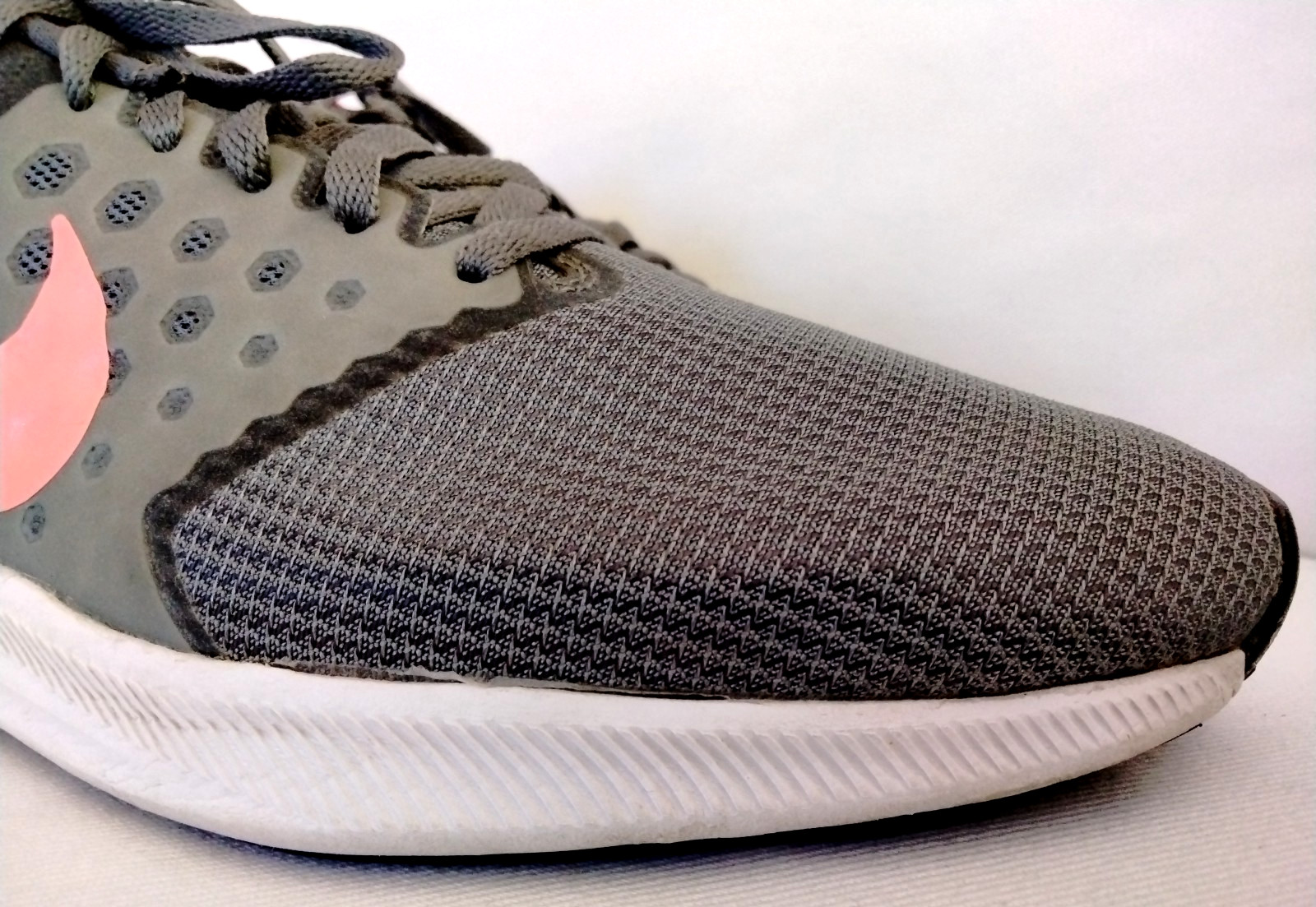 Nike Downshifter 7 Gray Lava Glow Sunset Running Shoes Women's Sz 12 RARE Size! image 5