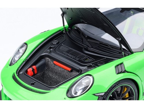 PORSCHE 911 (991.2) GT3 RS WEISSACH PACKAGE LIZARD GREEN 1/18 BY AUTOART 78179 - Picture 3 of 14