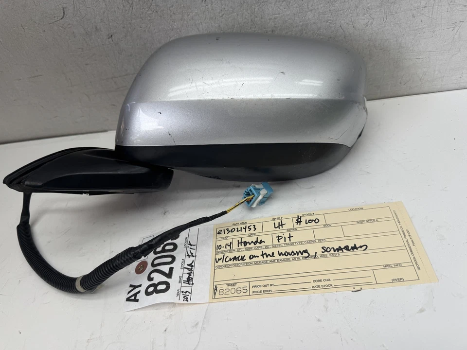 2010 2011 2012 2013 2014 HONDA FIT LEFT DRIVER MIRROR OEM AY82065 - Image 2 of 4