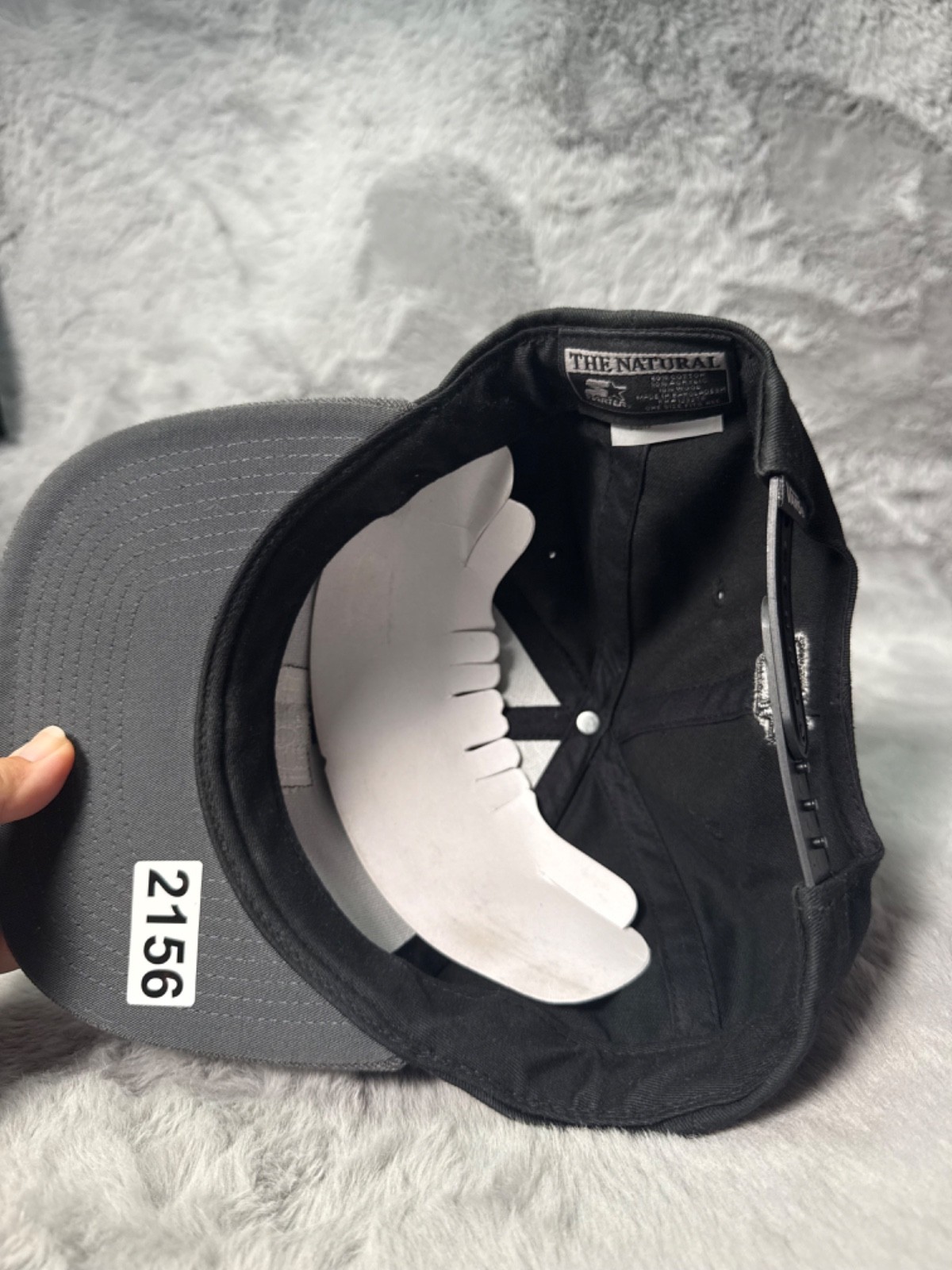 Vans Hat Cap Black Gray Snap Back Adjustable Star… - image 8