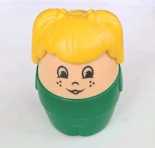 Vintage Step2 Fisher Price Little Step 2 Girl Green Yellow DAMAGE